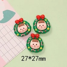 聖誕節主題女孩子的珠寶製作耳環配件【隨機10件裝】 - 混款 - 查看 4