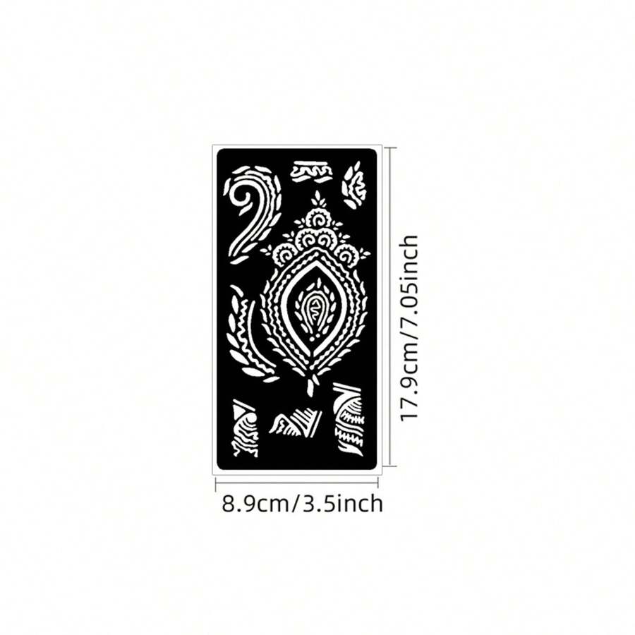 12 Sheets Tattoo Stencils Kit, Reusable Templates Tattoo For Hand Foot