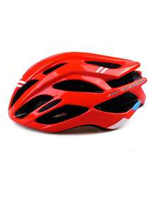 1pc Bicycle Mountain Bike Helmet With Pc+Eps Material Integrated Molding Cycling Equipment - Red - View 6