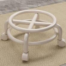 1pc Small Stool For Home With Wheels And Double-Layered Stand, Comfortable And Quiet, Ideal For Children And Adults Using As Step Stool Or Bathroom Chair - Multicolor - View 4