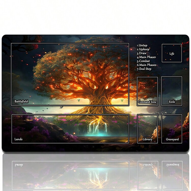 Mtg プレイマット ゲーム用 プレミアム マウスパッド 非滑りラバー