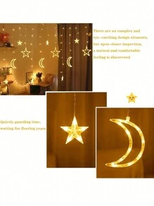 LED Curtain Light 3Mx1.5M 2 Light Modes String Light, Outdoor Waterfall Lights, Bedroom Decoration, Party, Christmas, Waterfall Lights, Christmas Lights Outdoor Decoration With Remote Control, Waterproof, Fairy Lights For Eaves, Decorative For Party, Christmas(Warm White)