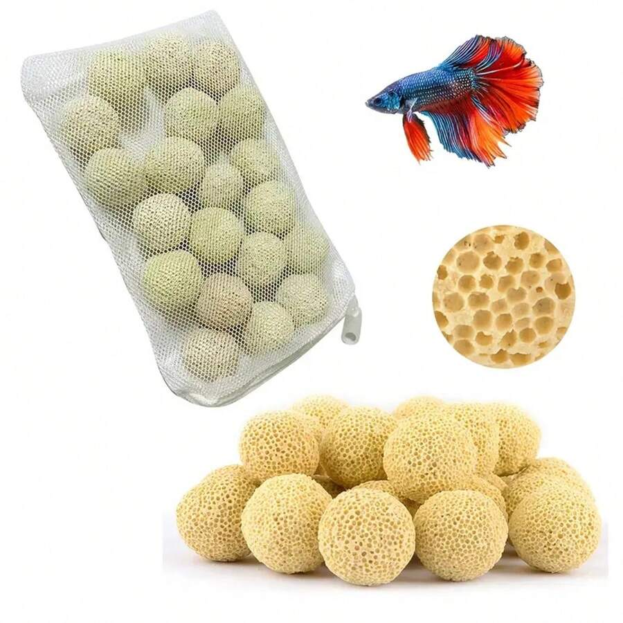 Eliminate Aquarium Waste & Improve Water Quality With Our Fish Tank Filtration Ball!