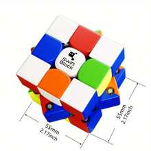 1入組55mm 3x3磁力迅捷魔術方塊,拼圖遊戲大挑戰,適合孩子、青少年和成人,是完美的禮物 - 多色 - Version 2 - 查看 3