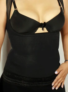 CAMISETA CONTROL DAMA - Negro - Ver 2