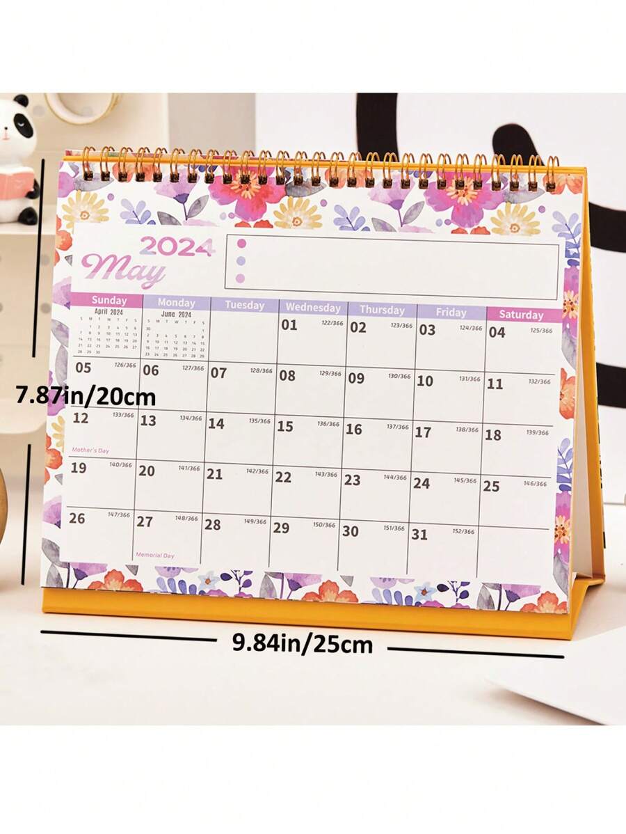 Diamond Art Painting Tischkalender 2026 - 12 Monate DIY Kalender Mit Diamantperlen
