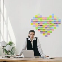 8 Pads Sticky Notes 3x3 Inches,Pastel Colors Self-Stick Pads, Easy To Post For Home, Office, Notebook - 8 Colors - View 6