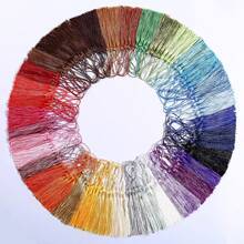 100pcs Bookmarks Tassels For Crafts, Keychains, Graduation Cap, Jewelry Making, Multicolor