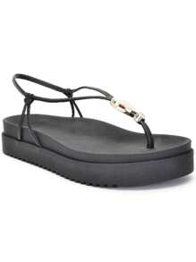 Women Flat Sandals - 黑色 - 查看 6