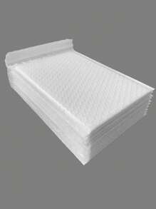 10pcs Thickened Plastic Bubble Bags For Documents, Co-Extruded Clothing Packing Bags, Bubble Envelope Bags - White - View 4