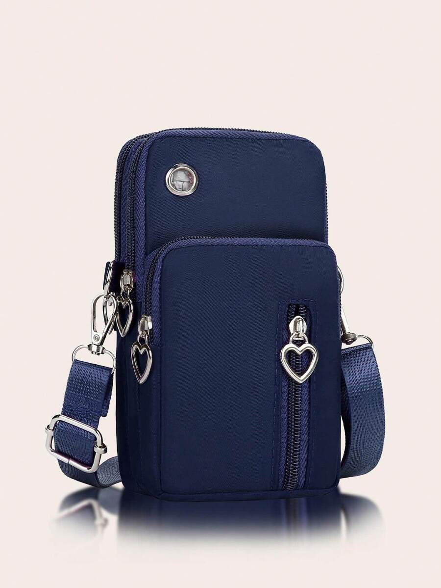 Armband Bag For Sports Running, Mini Nylon Crossbody Phone Bag, Multi