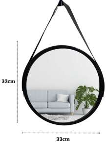 Wall Mounted Mirrors - 圓形-黑色 - 查看 7