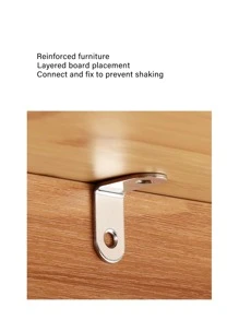 90-Degree Reinforced Stainless Steel Corner Brace Bracket For L-Shaped Shelf Support, Triangle Iron Fixed Bracket For Cupboard, Wardrobe