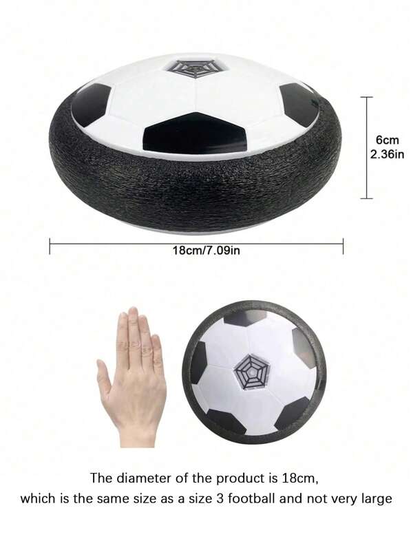 1pc Electric Air Cushion Suspension Football, Party Game, New Year Game, Interactive Puzzle Game