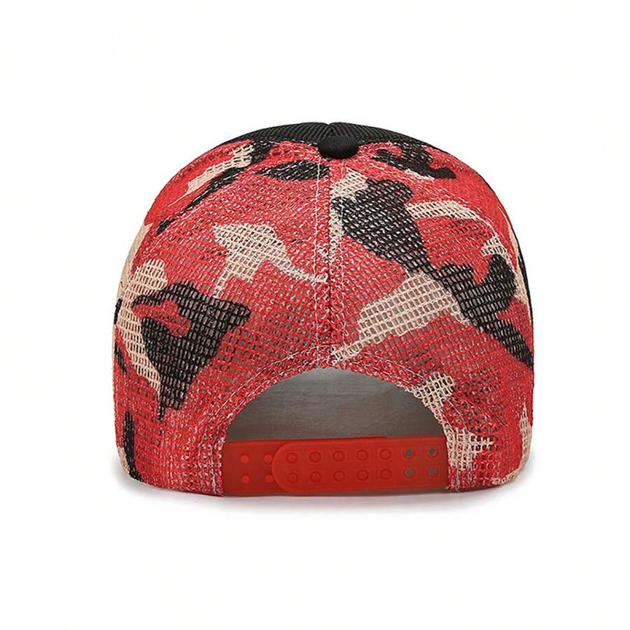 1pc Women's Embroidered Baseball Cap, Stylish Sun Hat With Breathable