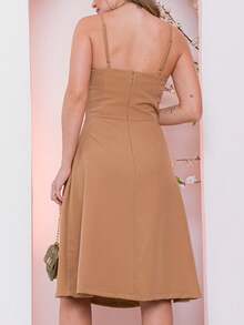 Women Dresses - 米色 - 查看 4