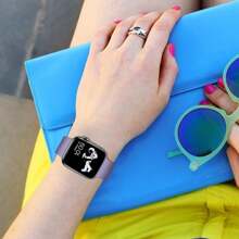 [5 条装] 运动表带兼容 Apple Watch 表带 38 毫米 40 毫米 41 毫米 42 毫米 44 毫米 45 毫米 49 毫米 柔软硅胶替换运动表带兼容 Ultra SE 系列 9/8/7/6/5/4/3/2/1 女士男士 - 彩色 - 查看 4