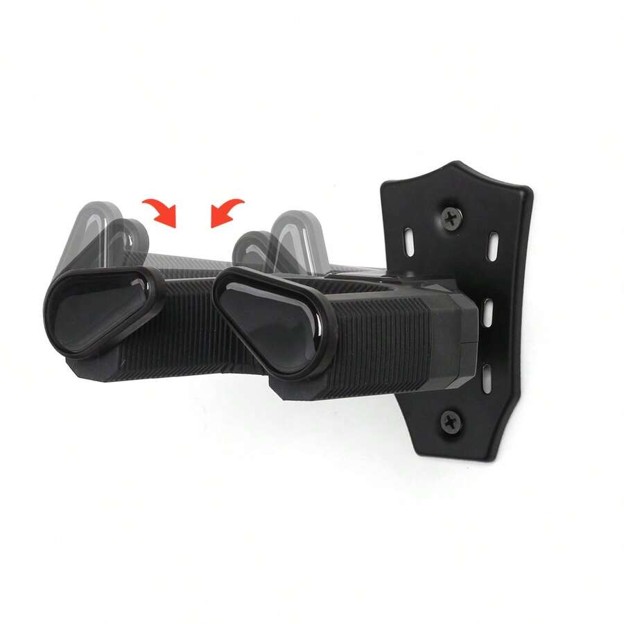 Creative Gravity Lock Guitar Hanger For Acoustic, Electric, Bass & Classical Guitar And Ukulele With Automatic Lock Function - Black - View 1