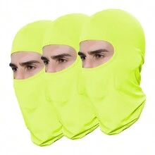 Ski Mask For Men Women Balaclava Face Mask Men Cold Weather Balaclava Warmer Windproof Cycling Motorcycle Neck Gaiter - Green - View 8