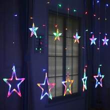 12pcs/Set LED Twinkling Fairy String Lights, Suitable For Wedding, Holiday Party, Home, Garden, Bedroom, Indoor/Outdoor Wall Decor