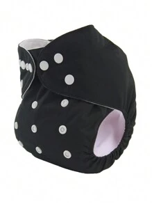 6pcs Solid Color Baby Cloth Diapers Baby Boy Nappies - Multicolor - View 3