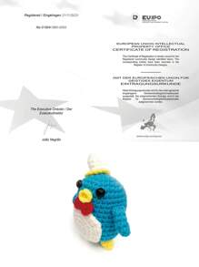 1套diy針織材料套件,內含12件配件,可愛的卡通企鵝手工,附英文說明書,適用於節日禮物（工具配件隨機配色） - 彩色 - 查看 6