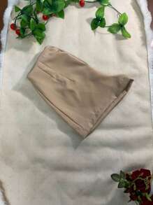 Women Shorts - Beige - View 3