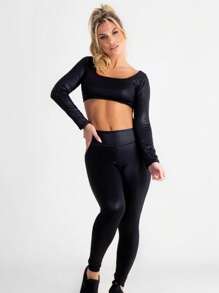 Women Tops - 黑色 - 查看 2