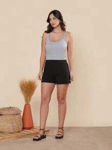 Women Tank Tops & Camis - 灰色 - 查看 5