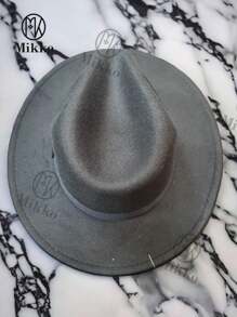 Sombrero tipo fedora para hombre para uso diario, regalo para amigo, casual - Negro - Ver 3