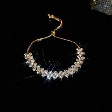 1個時尚可調節銅製手鐲,適合女性日常佩戴 - 金珍珠 - 查看 2