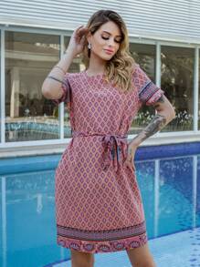 Women Dresses - Hồng - Xem 5