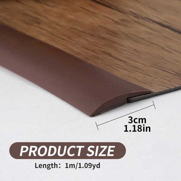 Door Threshold Strip 30mm*1m Laminate Door Threshold Strip Carpet Edge Strip Self Adhesive PVC