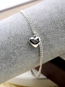 時尚多用途心型鏈條手鍊,情侶甜蜜禮物 - 愛情手鍊 - 查看 5