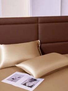 4入組(床褥套、床單、枕套)緞面床上用品套件