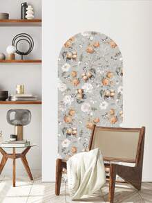 21.25*47.2 英寸*1入組防水啞光壁紙,優雅的植物花弓貼紙,襖頭磚墻壁貼,波希米亞風格的室內藝術創意壁紙 - 彩色 - 查看 2