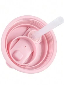 SNOOPY 1pc Stainless Steel Insulated Cup With Lid, Straw, Large Capacity, Portable Travel Mug For Coffee, Water, Car - Blue - View 7