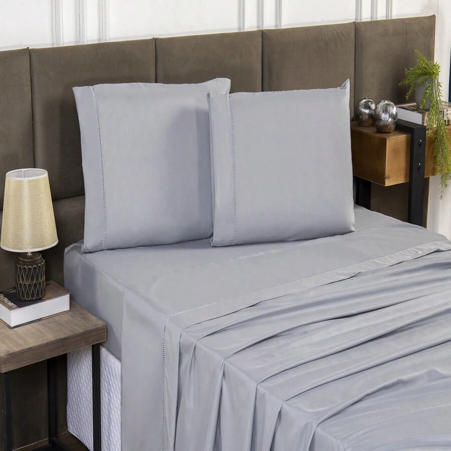 Sheet Sets With Pillowcases - Xám - Xem 1