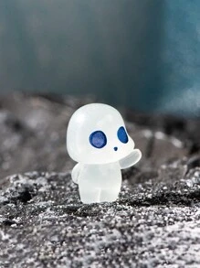 10入組綠色發光精靈微景觀樹脂創意裝飾 - 白色 - 查看 7