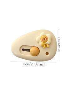 1 pieza Cuchillo utilitario mini lindo, herramienta de apertura pequeña en marrón, de vuelta a la escuela, útiles escolares - Marrón - Ver 2