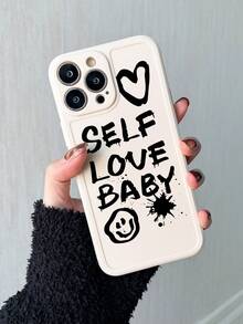 1入組多色防跌落圖片框設計卡通繪製電話殼,適用於蘋果iphone - 彩色 - 查看 3