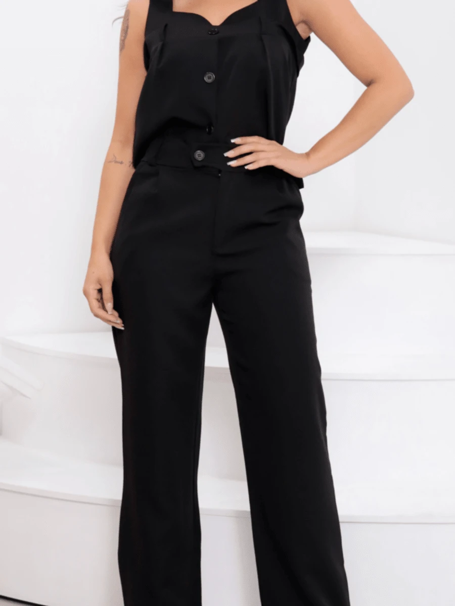 Women Two-Piece Outfits - 黑色 - 查看 1