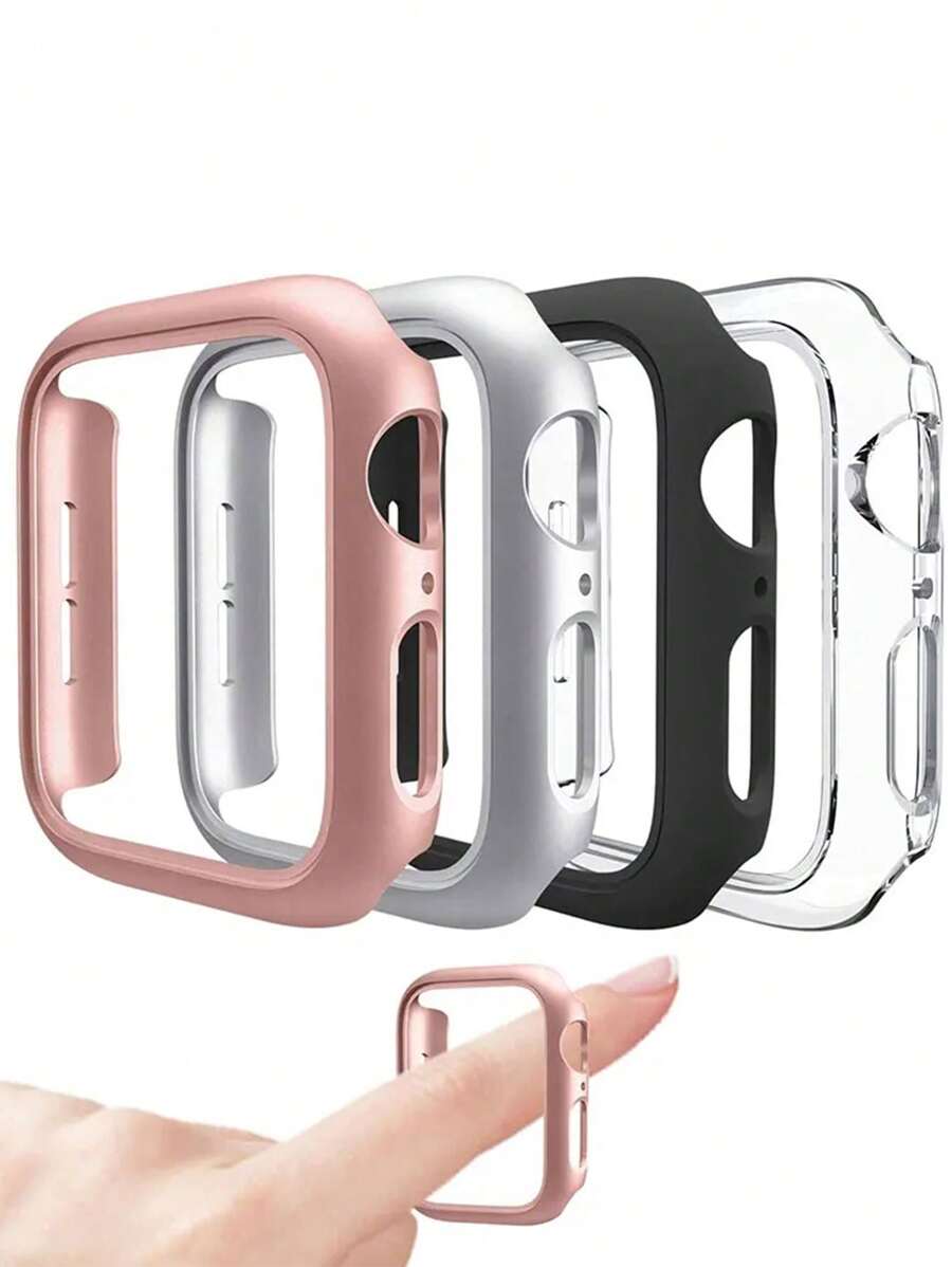 Apple Watch Series 10 Transparent PC Protective Case, AntiFall Hollow