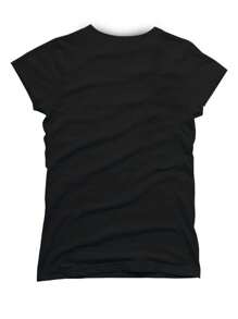 Playera Algodon Teacher maestra mariposas azules monarca - Negro - Ver 2