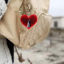 1 個壓克力 2d 情侶愛情禮物聖誕樹、汽車後視鏡、背包、鑰匙扣吊墜、家庭派對吊墜、情人節禮物 - 彩色 - 查看 6