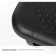 1入座椅下搖搖腳踏,適用於辦公室使用的腳踏板,第二代升級,加厚、加強、加寬,帶有足部按摩器的人體工學腳墊,時尚腳凳-為腳和腿所設計的人體工學腳墊 - 白色 - 查看 10