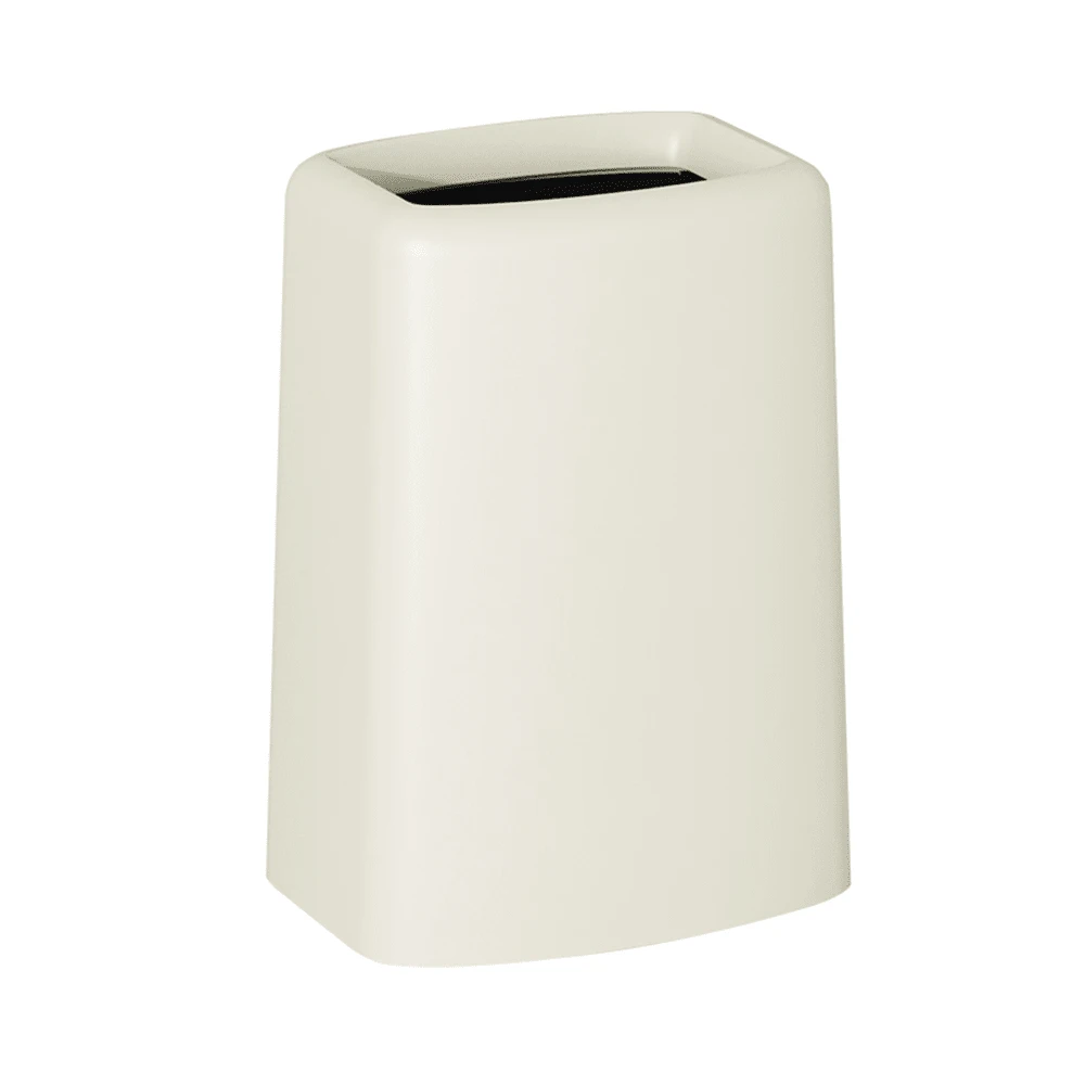 Small Lidless Trash Can 8L - White - View 1