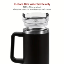 1 Stück Ersatzdeckel (3,54''), Klarer Wasserbecherdeckel Für 40oz Becher, Kaffeetassen Deckel, Auto Tumbler Deckel, Trinkzubehör, Küchen Accessoires, Heimküchen Gegenstände