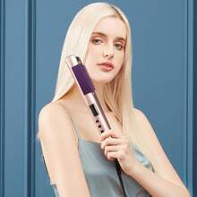 1入組理髮師直髮梳頭部，髮型自由造型髮梳，可固定於平鐵上，適用於低溫和高溫，是理髮師的必備工具 - 紫色 - 查看 7