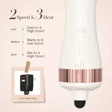 Travel Blow Dryer Brush In One, Mini Hot Air Brush, Hair 2 Inch One Step Hair Dryer And Styler Volumizer-Not Dual Voltage - Cắm Mỹ - Xem 3